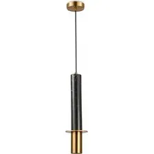 Подвесная люстра iLamp Lofty 10705-1 BK-BR