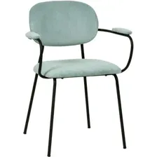 Стул Stool Group Кэрол (серо-голубой/черный)