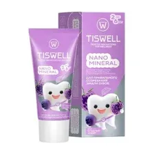 Паста зубная детская TISWELL Ягодный зефир реминерализующая с наногидроксиапатитом, с 2 лет, 60 г
