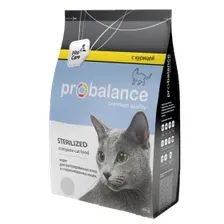 Сухой корм для кошек ProBalance Adult Sterilized Duck с уткой (400г)