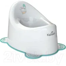 Детский горшок Kidwick Улитка / KW040101 (белый/бирюзовый)