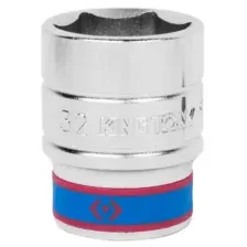 Головка торцевая стандартная шестигранная 3/4', 32 мм KING TONY 633532M