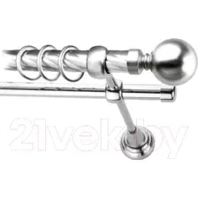 Карниз для штор Lm Decor Шар большой 059 2р витой 25/16мм (сатин, 2.8м)