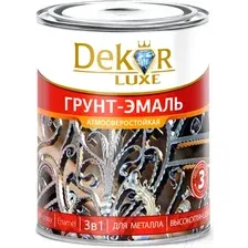 Грунт-эмаль Dekor 3 в 1 алкидная (900г, зеленый)