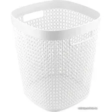 Корзина для бумаг Idea Пирула 10 л (белый)