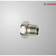 Соединитель переходной с НГ ВР-НР 1 1/4" x 1" с плоским уплотнением, никелированный Varmega VMTF58-N000706