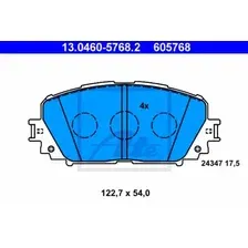 Тормозные колодки дисковые передняя ось ATE 13.0460-5768.2