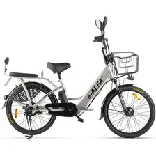 Электровелосипед Eltreco Green City E-Alfa New (серебристый)