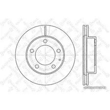 Тормозной диск Stellox 60203227VSX