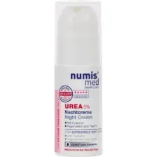 Numis med Крем ночной увлажняющий для лица с 5% мочевиной и гиалуроновой кислотой для очень сухой кожи, 50 мл