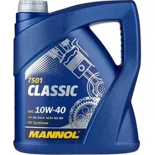 Моторное масло Mannol Classic 10W40 SN/CH-4 / MN7501-5 (5л)