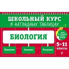 Учебное пособие Эксмо Биология 5-11 классы, мягкая обложка (Мазур Оксана, Никитинская Татьяна)