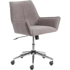 Стул с подлокотниками TetChair Мурано (хром, велюр/букле (HYP), бежевый)