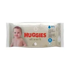 Салфетки влажные HUGGIES Elite Soft многослойные детские, 56 шт