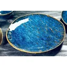 Набор десертных тарелок Lenardi Aquamarine 133-296