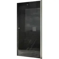 Душевая дверь MaybahGlass 60x198 / MGD-800-5 (графитовое стекло/хром матовый)