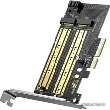 Адаптер для подключения M.2 накопителей Ugreen CM302 70504 M.2 NVMe - PCI Express 3.0x4