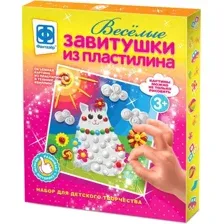 Набор для лепки Фантазер Веселые завитушки из пластилина. Набор №1 447101