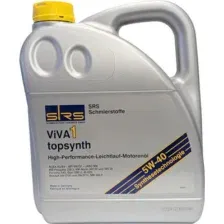 Моторное масло SRS Viva 1 Topsynth 5W-40 (5л)