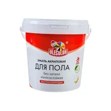 Эмаль акриловая для пола OLECOLOR серый туман 1кг