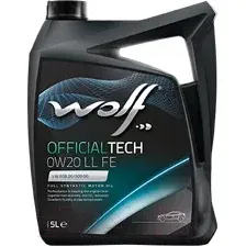 Моторное масло WOLF OfficialTech 0W20 LL FE / 65621/5 (5л)
