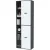 Шкаф распашной Интерлиния Skill-22 (2) (антрацит/белый)