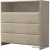 Комод PROxSON Varna 90x40x90 (дуб шамони светлый/бежевый)
