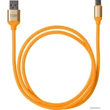 Кабель TDM Electric USB Type-A - USB Type-C SQ1810-0314 (1 м, оранжевый)