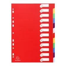 Разделитель документов Exacompta 4912E (ассорти)