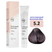 Крем-краска для волос Kaaral 360 Permanent Haircolor 5.2 светло-коричневый фиолетовый 100 мл