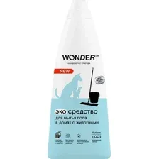 Экосредство для мытья пола WONDER LAB в домах с животными 1.1 л