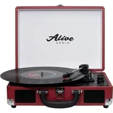 Виниловый проигрыватель Alive Audio Glam Cherry