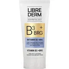 Крем для лица Librederm Dermatology Brg+ витамин В3 для лица тела от пигментных пятен (50мл)