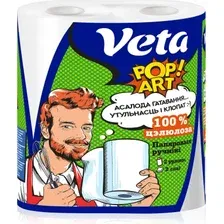 Бумажные полотенца Veta Pop Art (1х2рул)