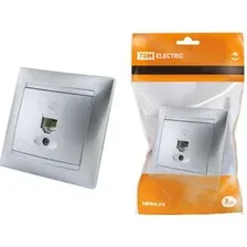 Розетка телефонная TDM Electric Лама SQ1815-0215