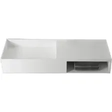 Abber Тумба с умывальником Stein AS2649-1.2 (подвесной, белый матовый)