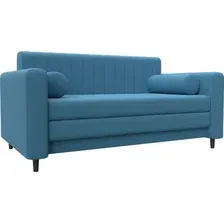 Диван Лига диванов Лига-070 129648 (рогожка Амур 10 голубой)