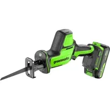 Сабельная пила Greenworks GPT-CRS-25 бесщеточная 24V / 1200507CUA (с АКБ 2Ач и ЗУ)