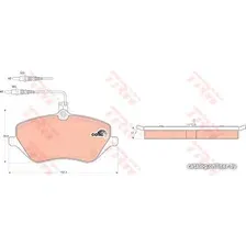 Тормозные колодки TRW GDB1595