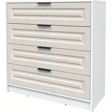Комод Интерлиния Концепт КТ-К100 Деко (белый платинум/кашемир)