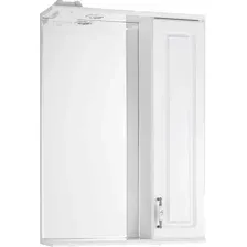 Symbolite Шкаф с зеркалом для ванной Олеандр-2 550/С (белый)