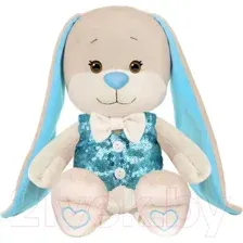 Мягкая игрушка Jack&Lin Зайчик в голубой жилетке и белых брюках / JL-032102-25
