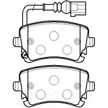 Тормозные колодки HSB HP8543