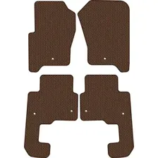 Комплект ковриков для авто Alicosta Land Rover Discovery IV (suv / L319) 2009 - 2017 (коричневый, сота)