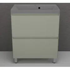 Symbolite Тумба под умывальник Манхэттен 70 Plus 2 ящика  Asti 70x45 (олива/серый шелк)