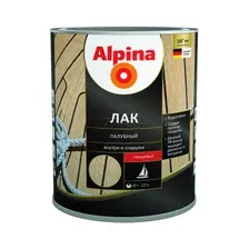 Лак алкидно-уретановый ALPINA Палубный прозрачный 2,5 л (948103968)
