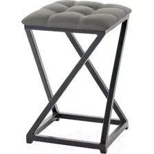 Табурет AMC Comfort 8К1.5 (кожзам графит/черный)