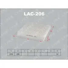 Салонный фильтр LynxAuto LAC206