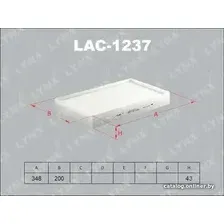 Салонный фильтр LynxAuto LAC1237