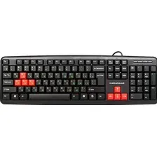 Клавиатура Nakatomi KN-02U Black-Red